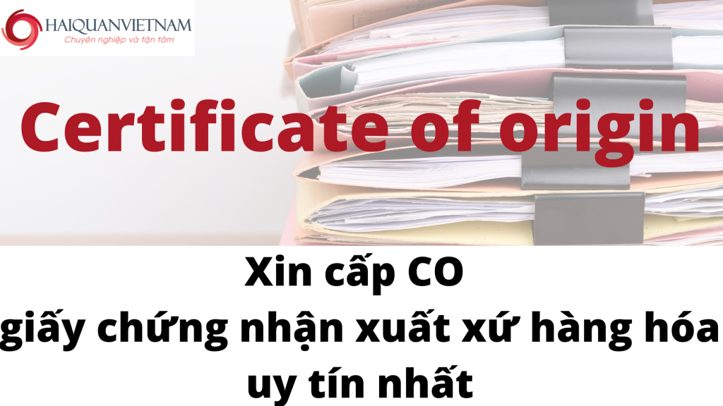 Xin cấp C/O
