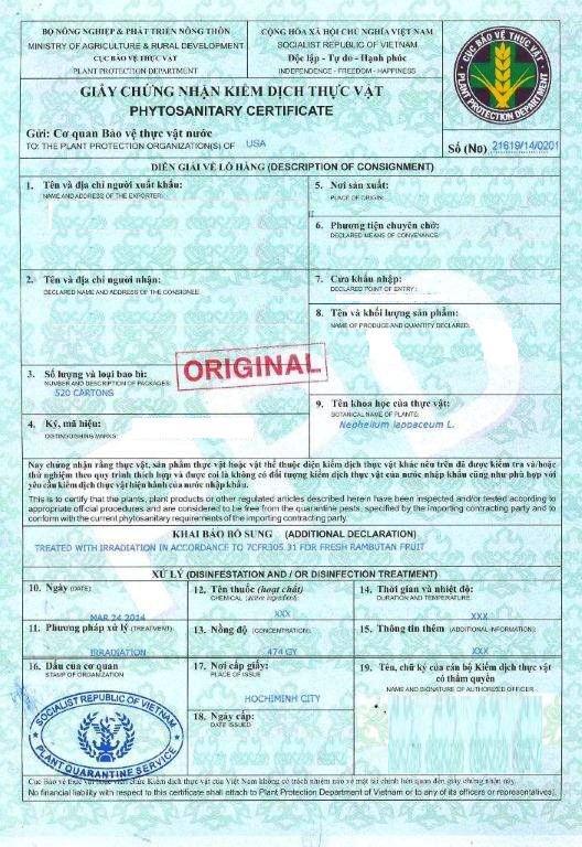 Khái niệm giấy phép Fumigation và Phytosanitary là gì?