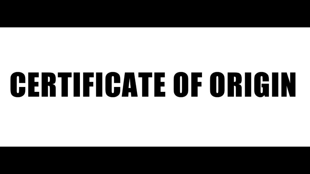 Thủ tục cấp giấy chứng nhận xuất xứ hàng hóa (C/O) form S