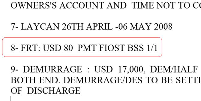 Chi Phí Bốc Dỡ San Xếp Trong Hợp Đồng Thuê Tàu Chuyến