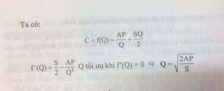 Xác Định Nhu Cầu Và Chi Phí Nhập Khẩu