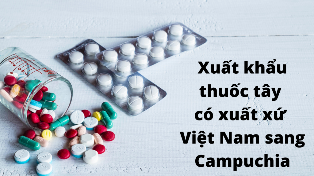Xuất khẩu thuốc tây có xuất xứ Việt Nam sang Campuchia